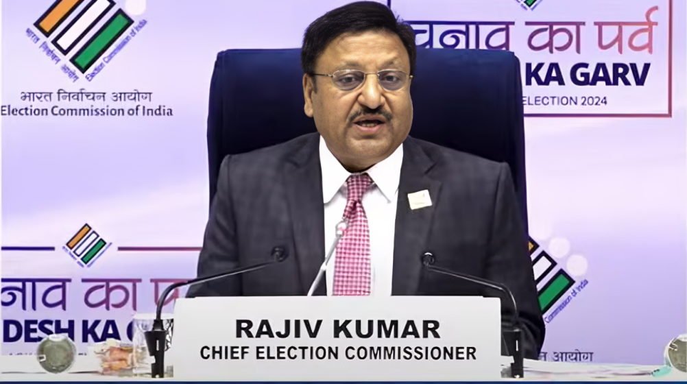 Chief Election Commissioner Rajiv Kumar 