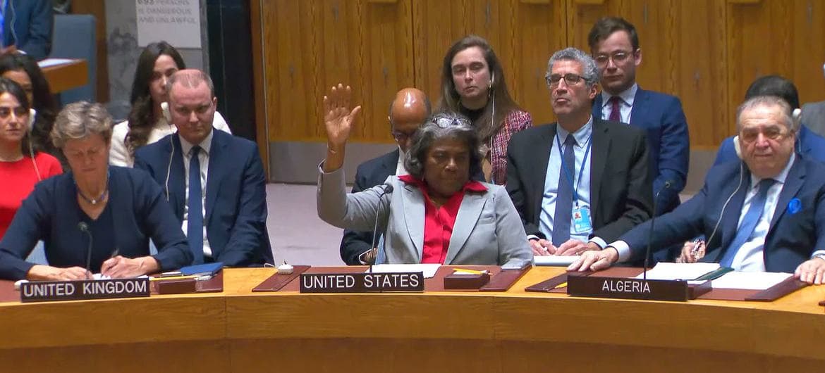 UNSC for 1st time voted to demand immediate ceasefire in Gaza; US abstained