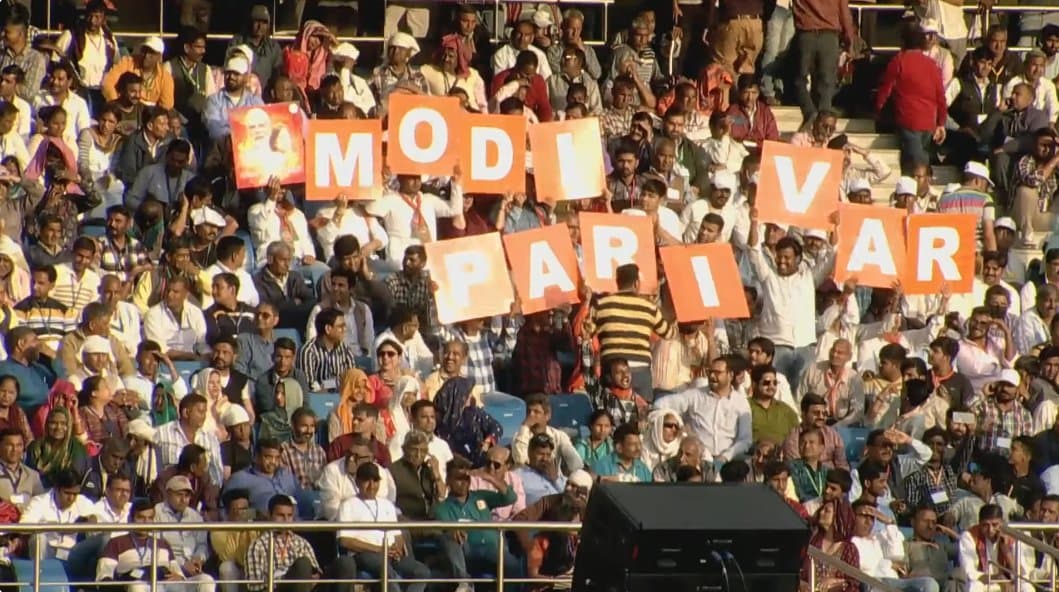 A BJP rally. Photo: X/@BJP4India