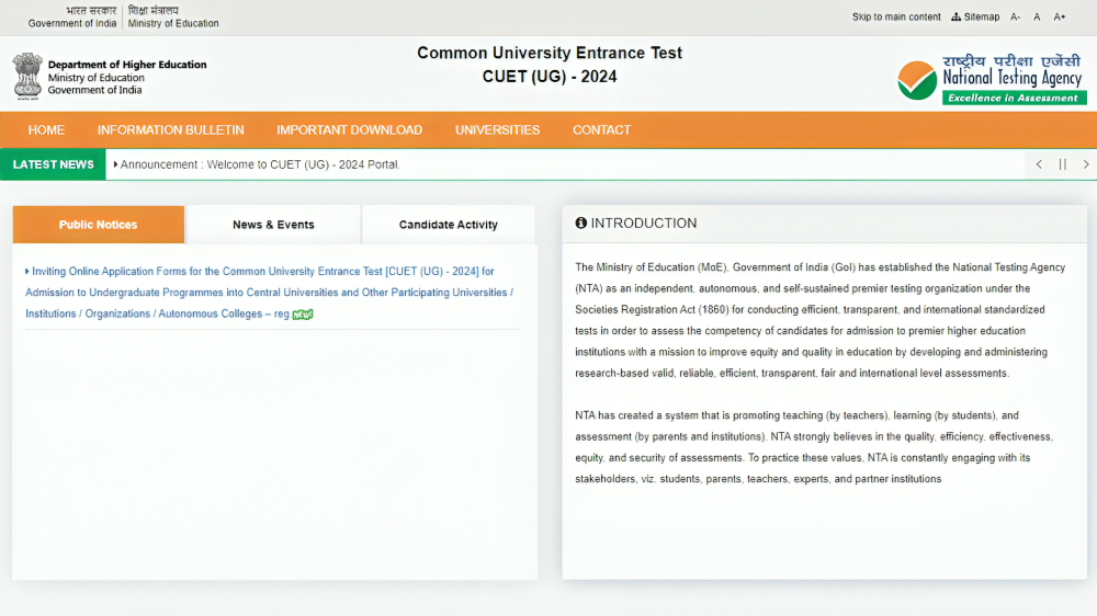 Final Call for CUET UG 2024 Applications: Deadline and Correction Window Announced