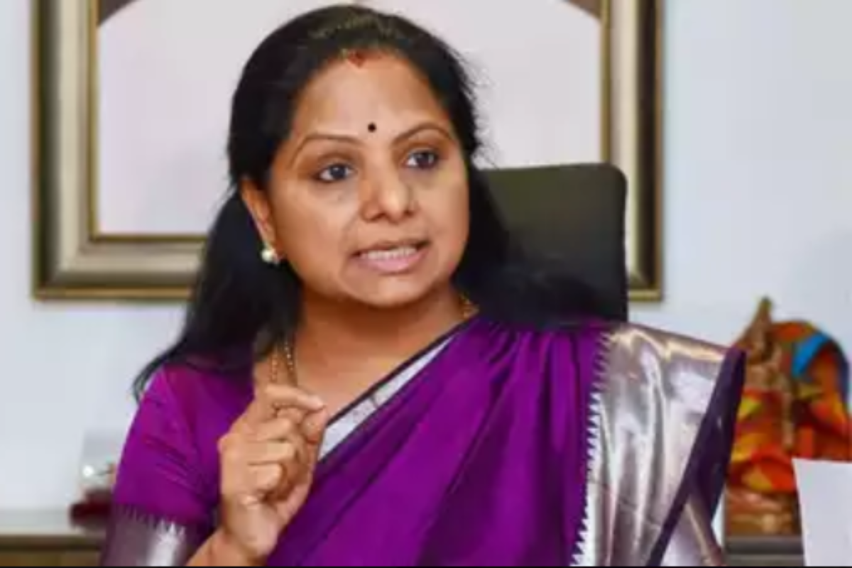 K Kavitha, a leader of the BRS