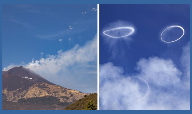 Mount Etna's Spectacular Show: Rare Volcanic Vortex Rings Captivate Scientists and Spectators