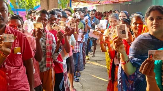 Lok Sabha Election 2024 Voting LIVE: Voters line up in Bastar for Phase 1 (PTI Photo via ECI)