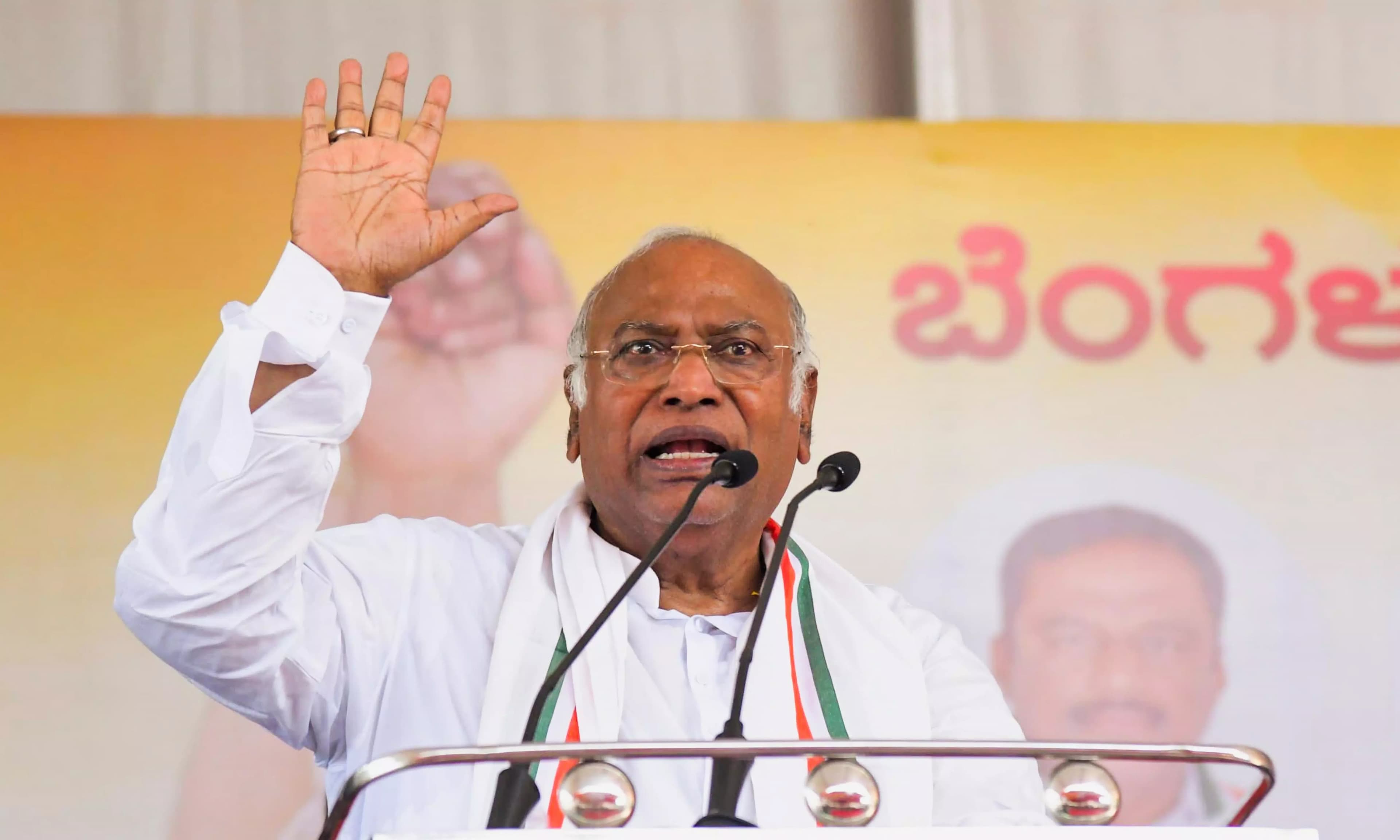 Congress chief Kharge makes emotional appeal in home turf, says “Vote Us Or Not At least come to my funeral…”