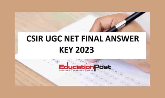 NTA has finally released CSIR NET Final Answer Key