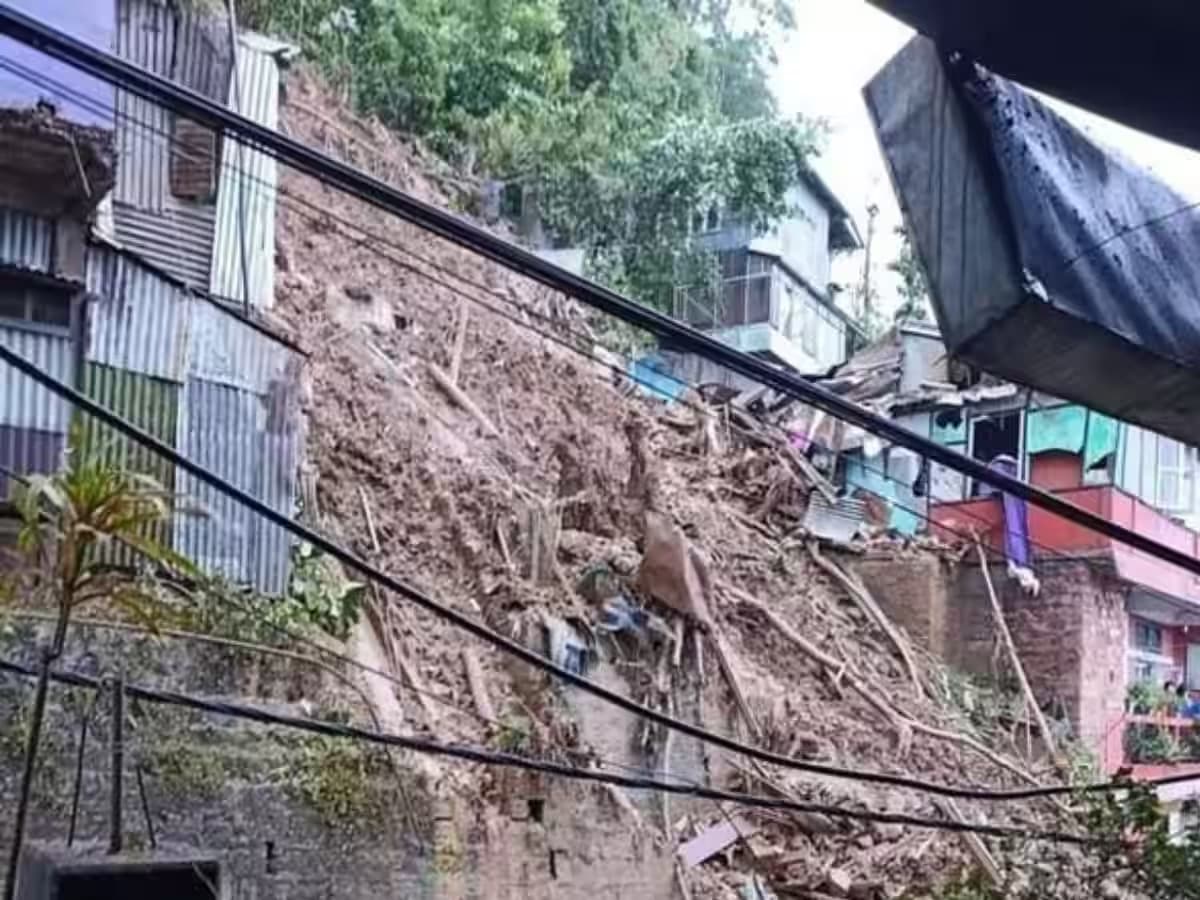 Landslide in Mizoram