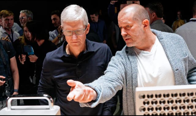 Jony Ive and Tim Cook