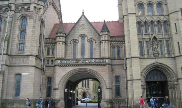 UK's University of Manchester