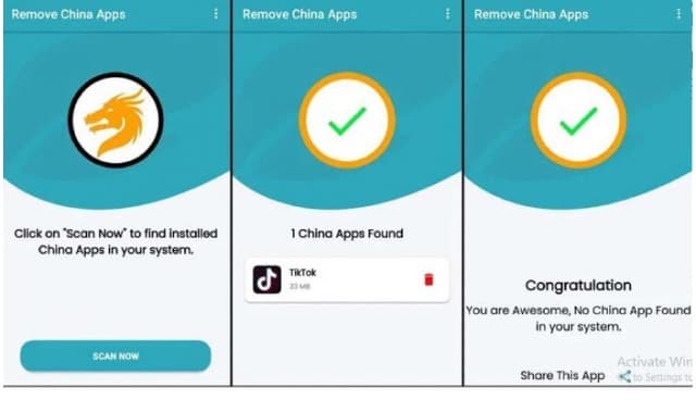 remove china apps