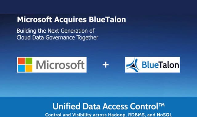 Microsoft's acquisition of BlueTalon