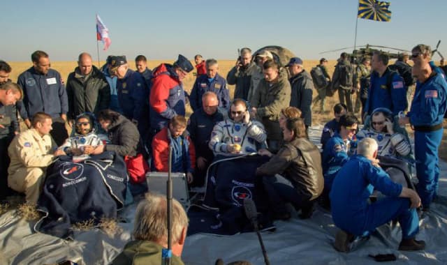 NASA Astronaut Nick Hague and crew return from ISS