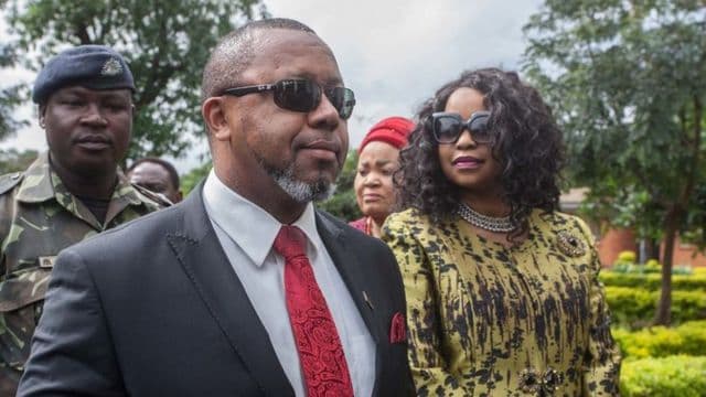 Malawi Vice President Chilima and his wife