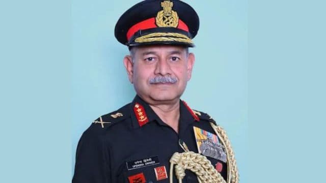  Lt General Upendra Dwivedi, the new Indian Army chief