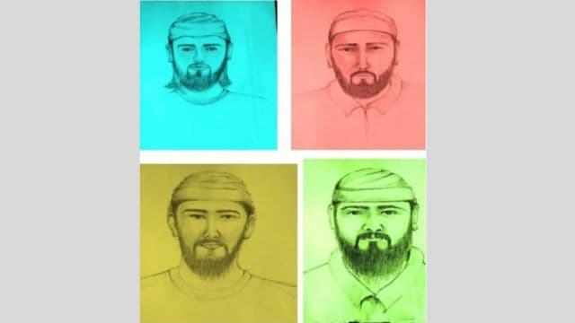 Sketch of four terrorists involved in the recent attack in J&K's Doda.