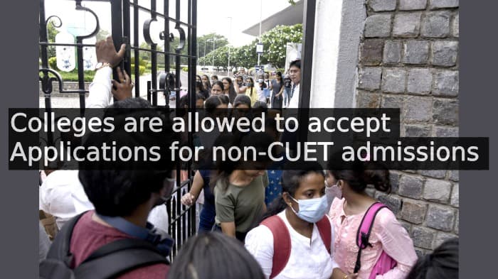 non cuet admission