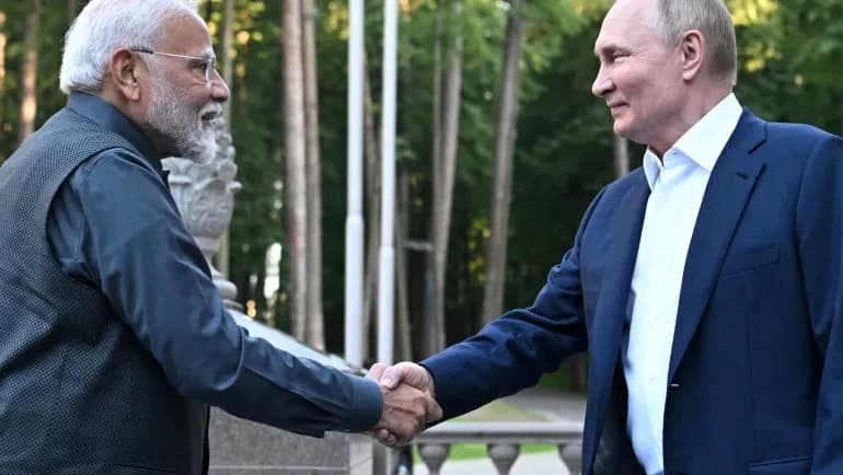 Modi Putin meet