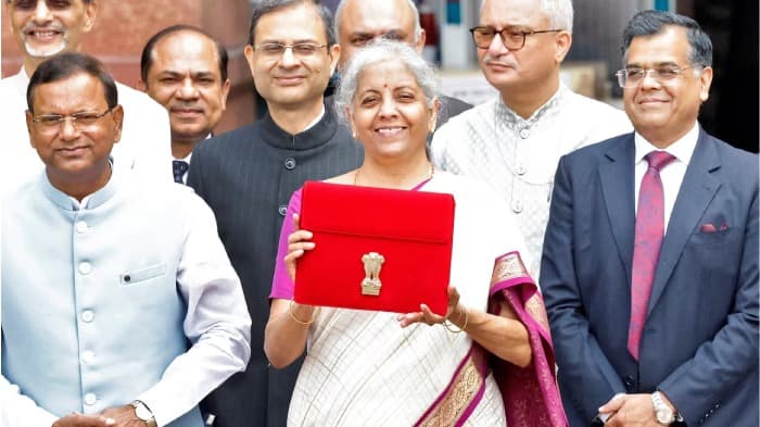 FM Nirmala Sitharaman with b