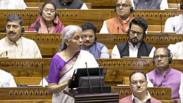 FM Nirmala Sitharaman presenting Union Budget