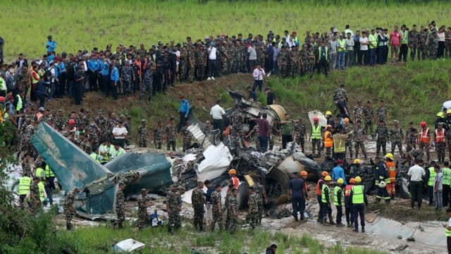 Domestic plane crash in Nepal