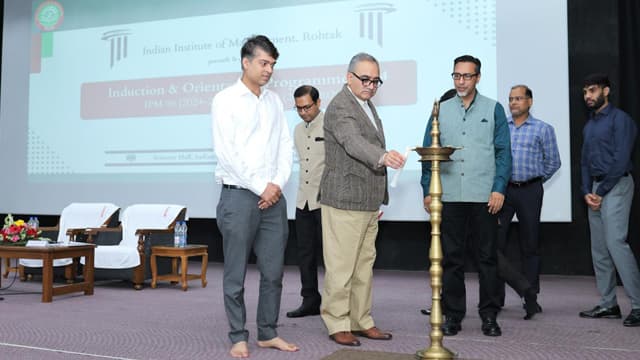 IIM Rohtak Orientation and Induction ceremony