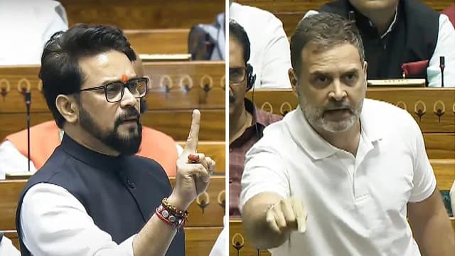 Rahul Gandhi-Anurag Thakur spat over caste leads to ruckus in Parliament