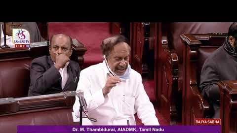 M. Thambidurai, Chairman of the Committee on Government Assurances