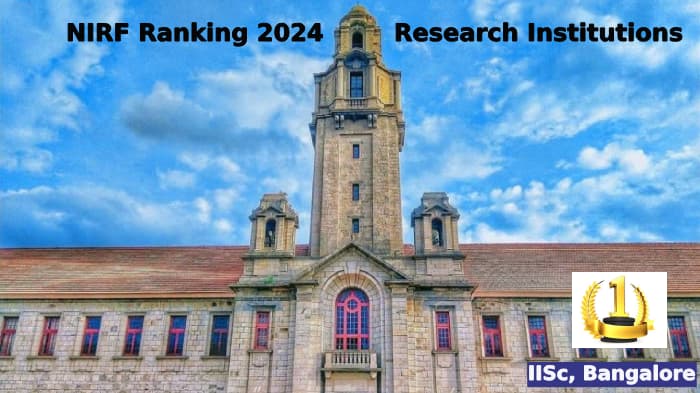 nirf ranking 2024 research institutions category