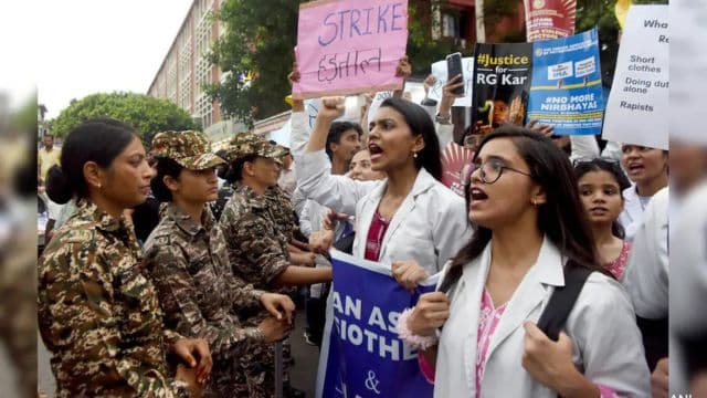 kolkata doctors' protest