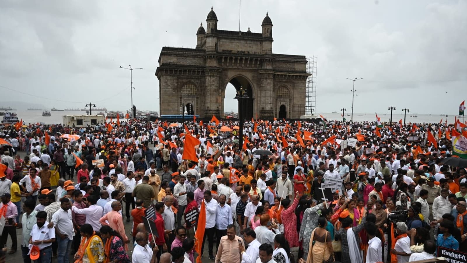 Protest at Gateway of India