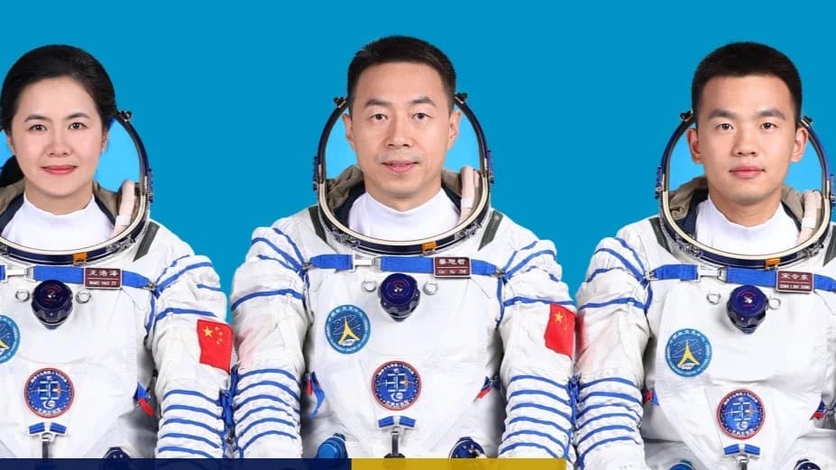 China launches three astronauts for Tiangong mission, including first female spaceflight engineer