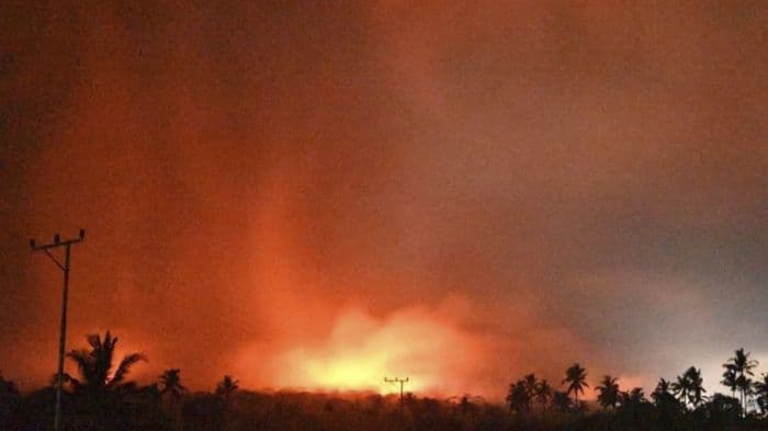 Indonesia volcanic eruption