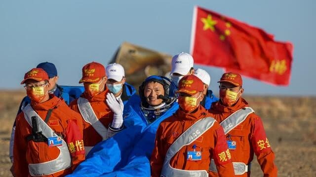 Tiangong Space Station crew completes successful six-month mission, returns to earth