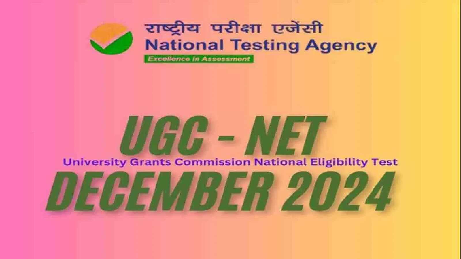 UGC Net exam december 2024