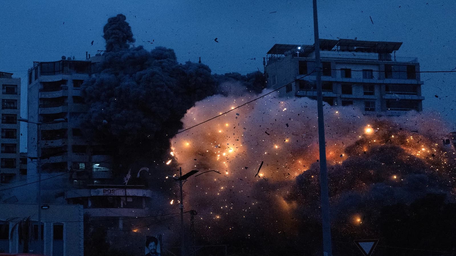 An Israeli strike hit a building in Beirut's Chiyah district on November 25, 2024, amid ongoing hostilities with Hezbollah.(Credit: Reuters)