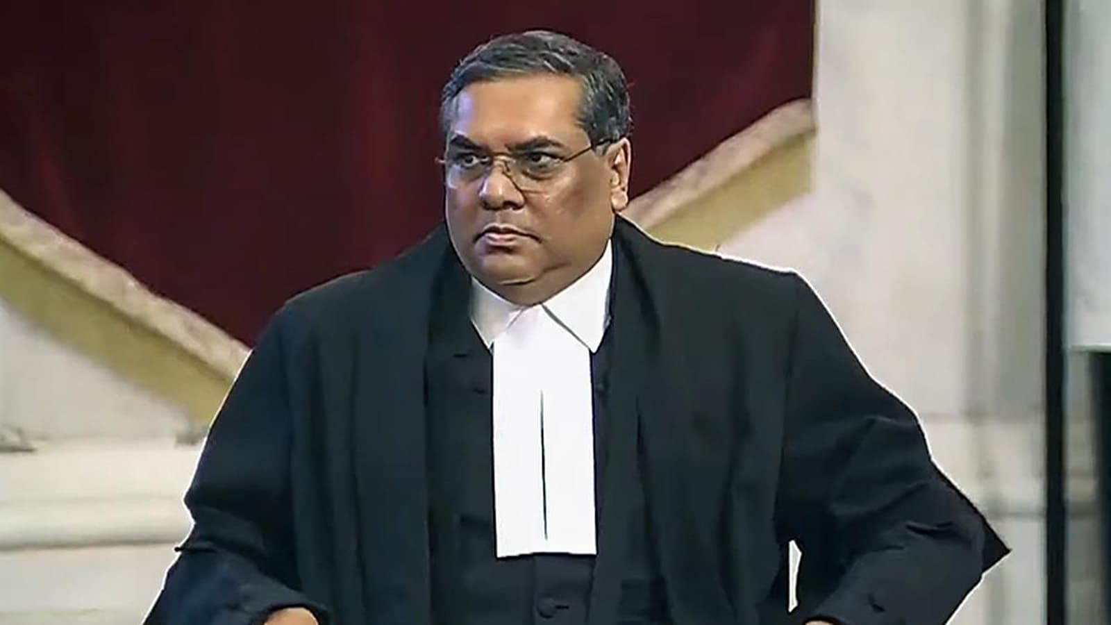 CJI Sanjeev Khanna addressing the event at Supreme Court Bar Association on Nov 26, 2024.