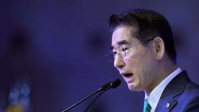 South Korean ex-Defense Minister Kim Yong-hyun