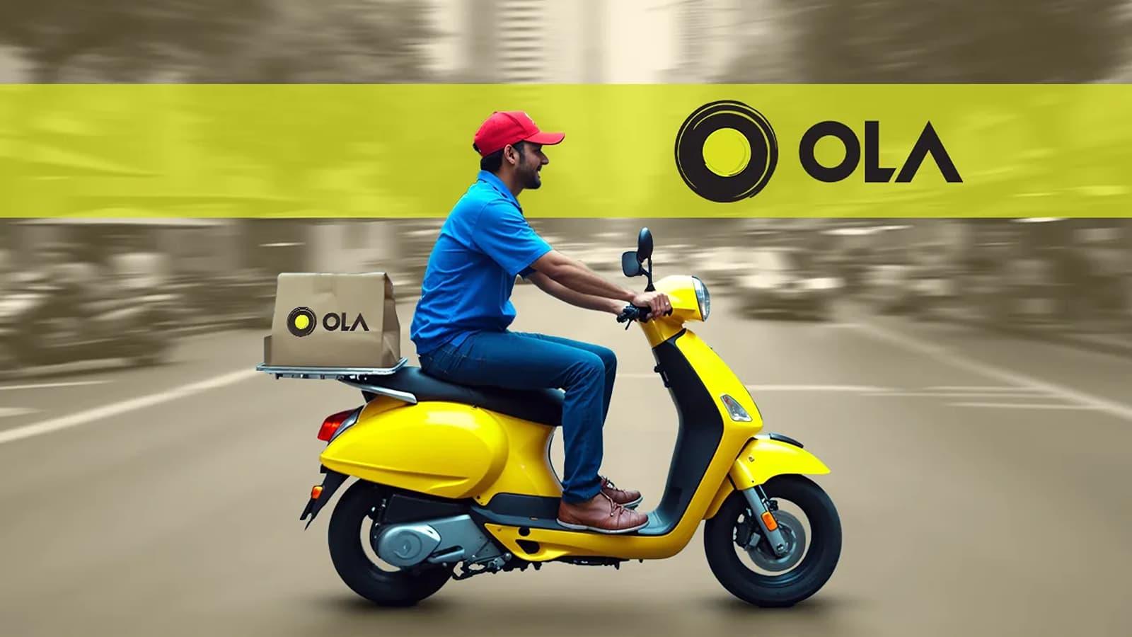 Ola Delivery Representational Image