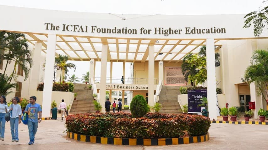 Top BBA colleges in Telangana 2025: The ICFAI Foundation For Higher Education Hyderabad achieves #1 rank