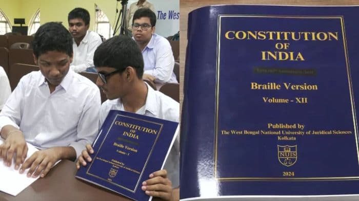 Constitution now available in Braille for visually challenged