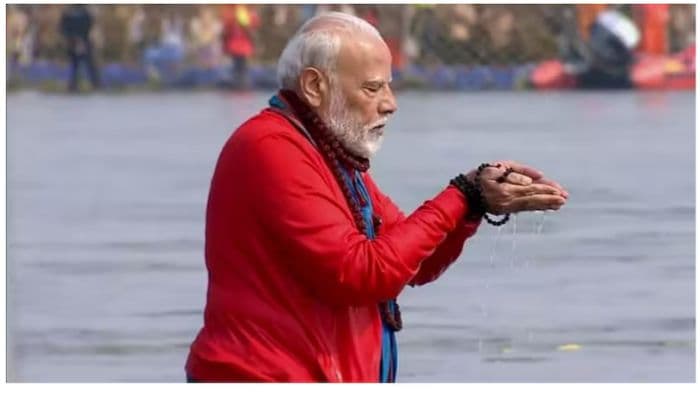 PM Modi takes holy dip at Triveni Sangam, says ‘blessed to be at Maha Kumbh’