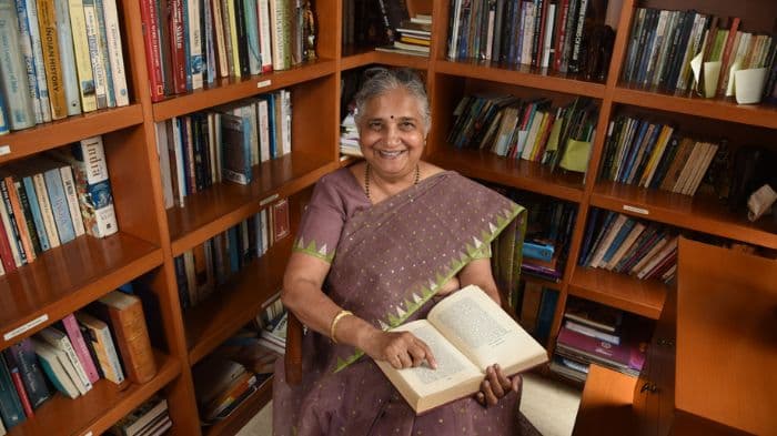 Rajya Sabha MP Sudha Murthy shows support for three-language policy, saying "I Know 8 Languages" 