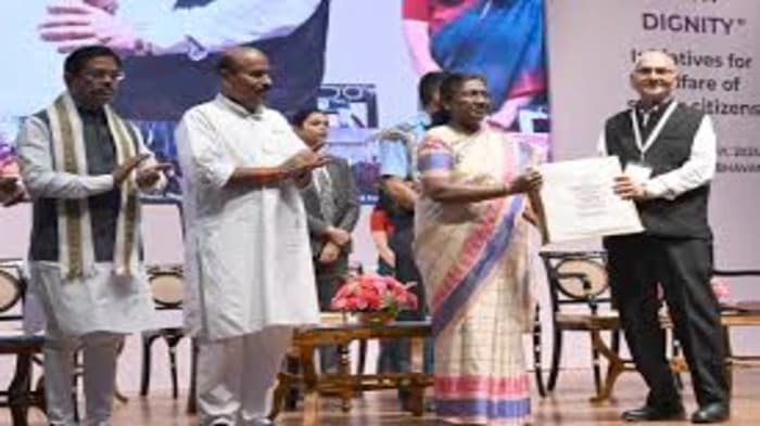 During the "Ageing with Dignity" event at Rashtrapati Bhawan, significant initiatives for senior citizens