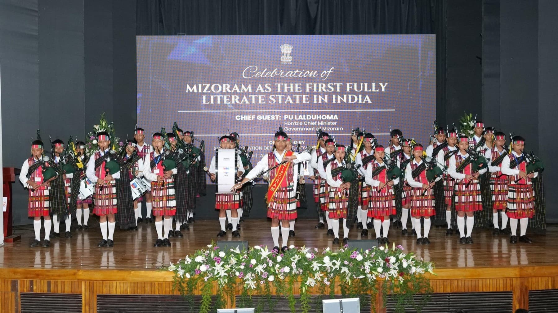 Mizoram leads India with 98.2% literacy, declared fully literate state
