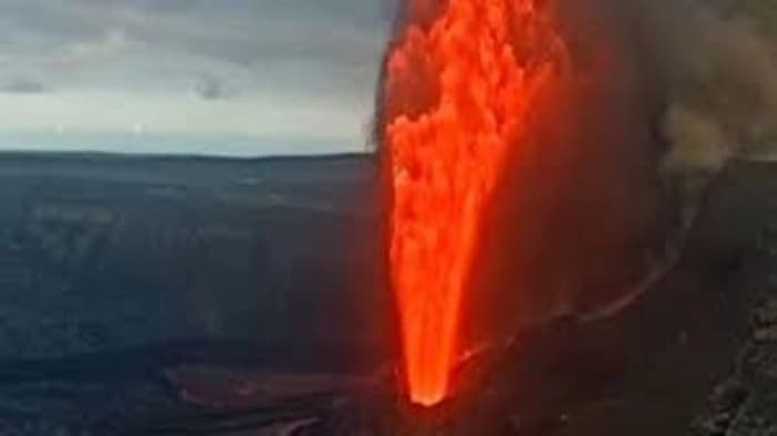 Hawaii's Kilauea volcano has erupted with lava fountains more than 1,000 feet high