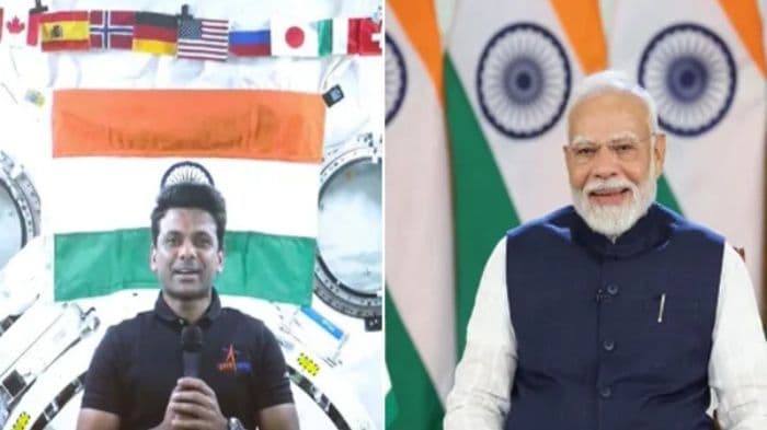 PM Modi speaks with Group Captain Shubhanshu Shukla aboard ISS, calls mission a “shubh-aarambh”