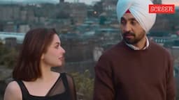 Indian singer-actor Diljit Dosanjh and Pakistani actress Hania Aamir