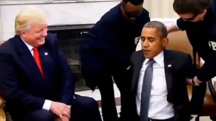 Trump shares deepfake showing Obama’s arrest, claiming “No one is above the law”