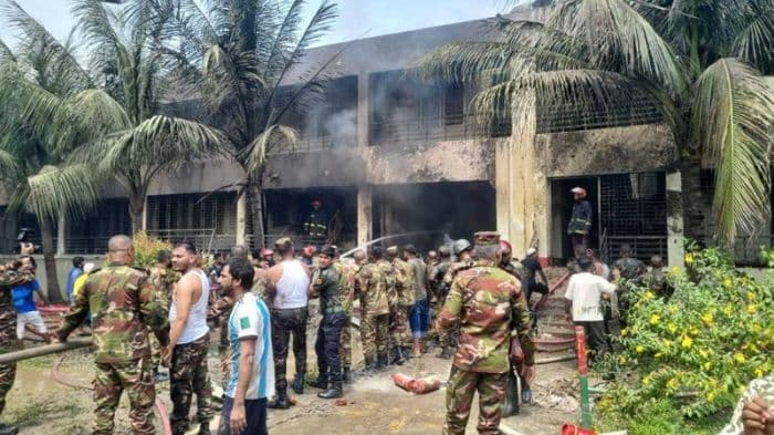 Bangladesh Air Chief urges calm amid protests following school jet crash