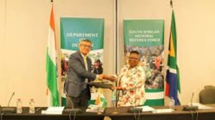India and South Africa inked two pacts on submarine collaboration at the 9th Joint Defence Committee meeting held in Johannesburg