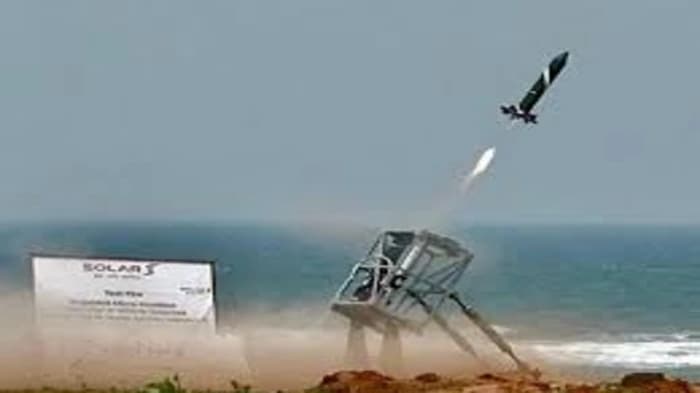 The missile signifies an important achievement in India's homegrown drone warfare technology